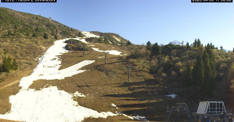 Webcam Monte Bondone - Bondone Palon e Canalon