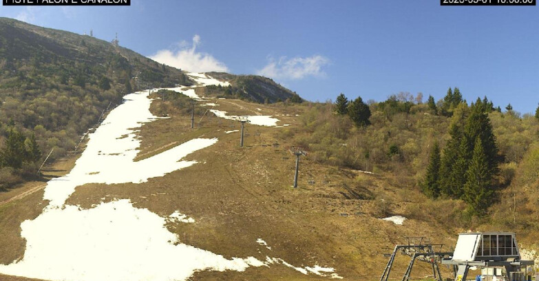 Webcam Monte Bondone - Bondone Palon e Canalon