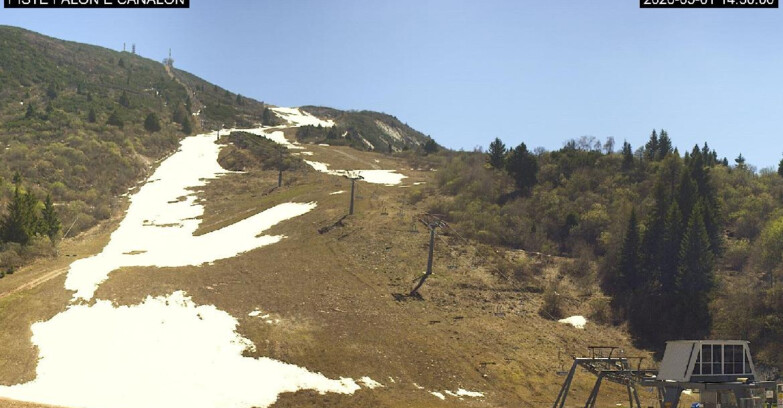Webcam Monte Bondone - Bondone Palon e Canalon