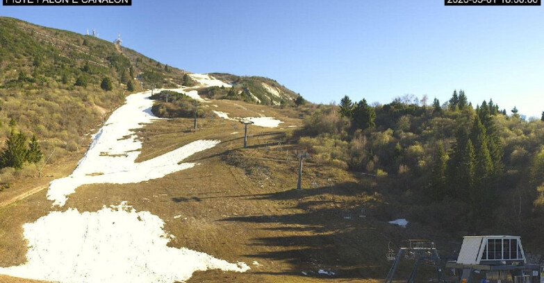 Webcam Monte Bondone - Bondone Palon e Canalon
