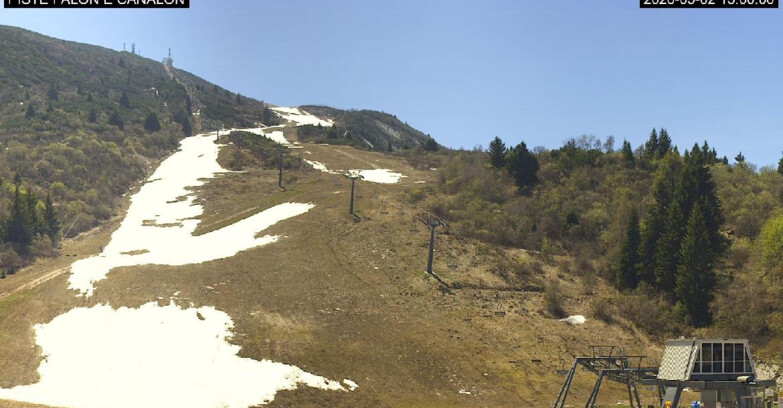 Webcam Monte Bondone - Bondone Palon e Canalon