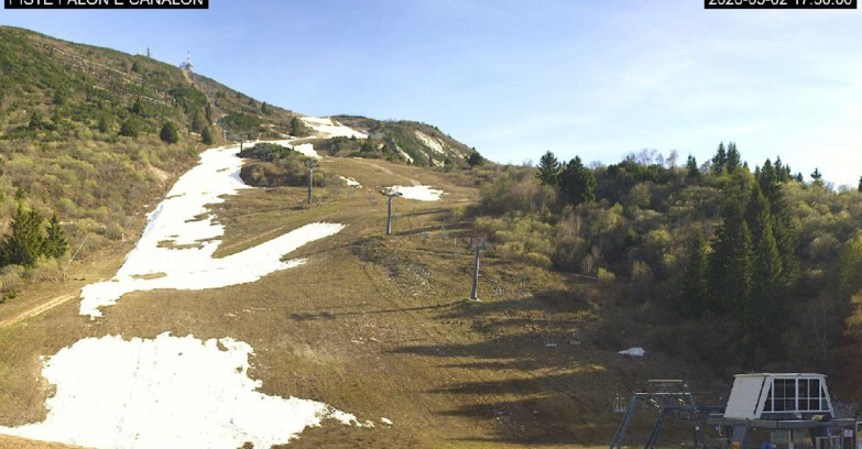 Webcam Monte Bondone - Bondone Palon e Canalon