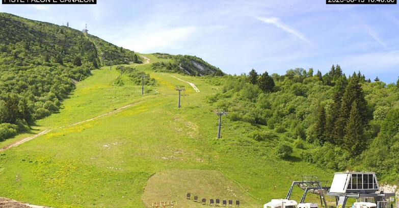 Webcam Monte Bondone - Bondone Palon e Canalon