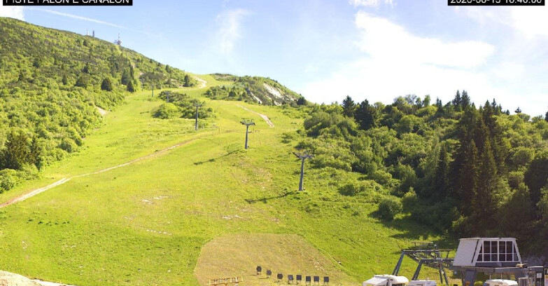 Webcam Monte Bondone - Bondone Palon e Canalon
