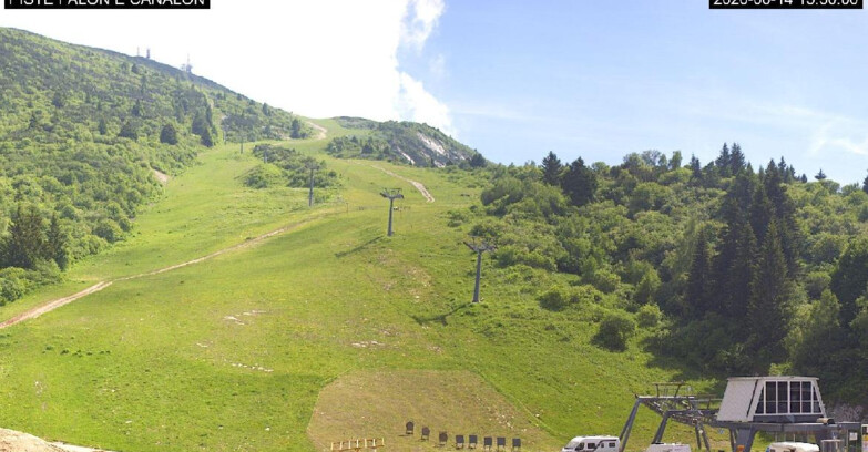 Webcam Monte Bondone - Bondone Palon e Canalon