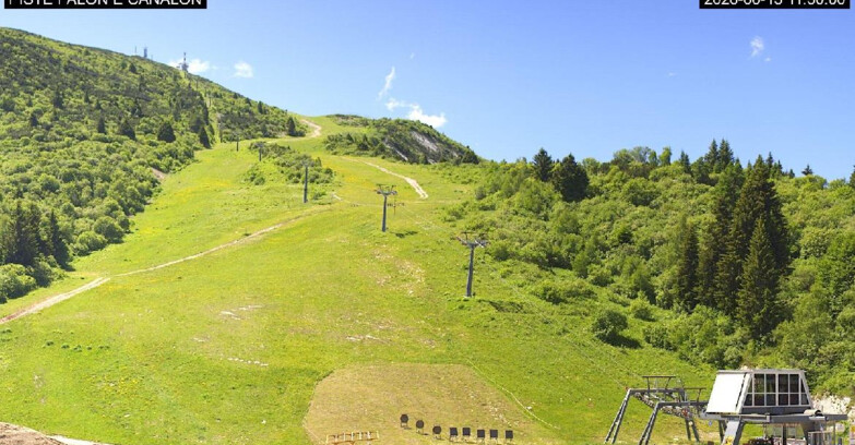 Webcam Monte Bondone - Bondone Palon e Canalon