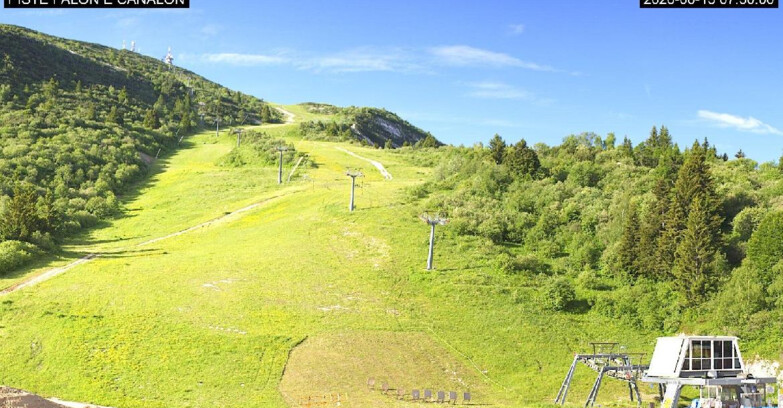 Webcam Monte Bondone - Bondone Palon e Canalon