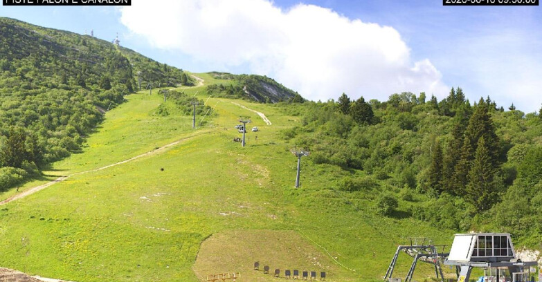Webcam Monte Bondone - Bondone Palon e Canalon