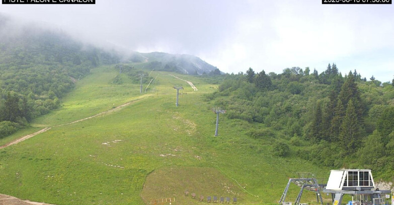 Webcam Monte Bondone - Bondone Palon e Canalon