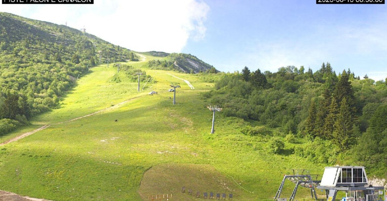 Webcam Monte Bondone - Bondone Palon e Canalon