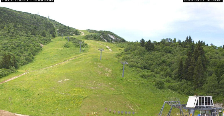 Webcam Monte Bondone - Bondone Palon e Canalon