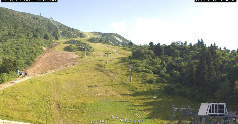 Webcam Monte Bondone - Bondone Palon e Canalon