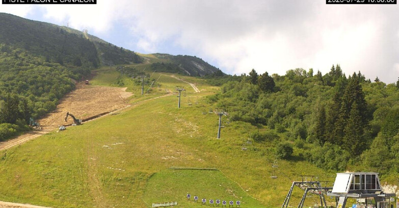 Webcam Monte Bondone - Bondone Palon e Canalon