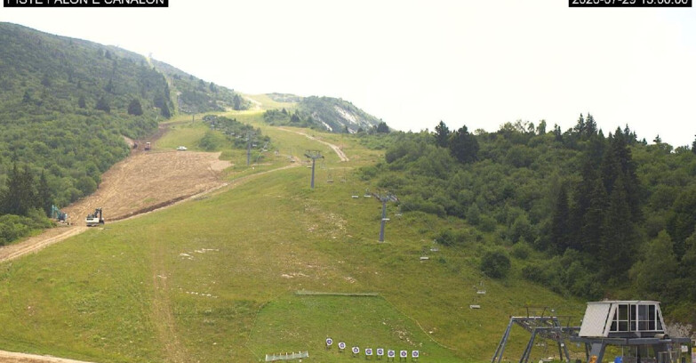Webcam Monte Bondone - Bondone Palon e Canalon