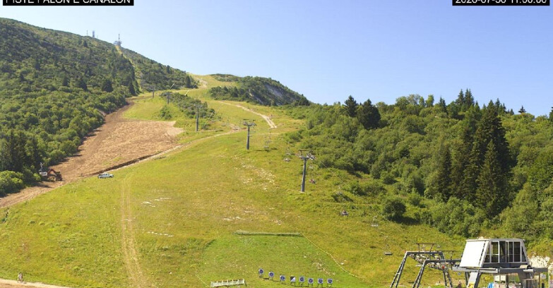 Webcam Monte Bondone - Bondone Palon e Canalon