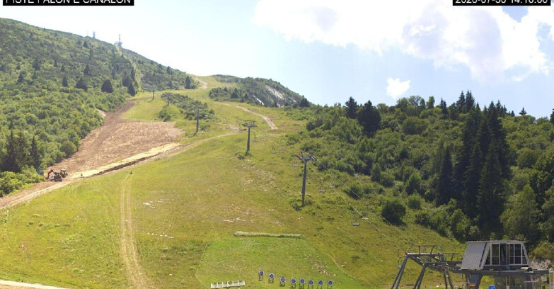 Webcam Monte Bondone - Bondone Palon e Canalon
