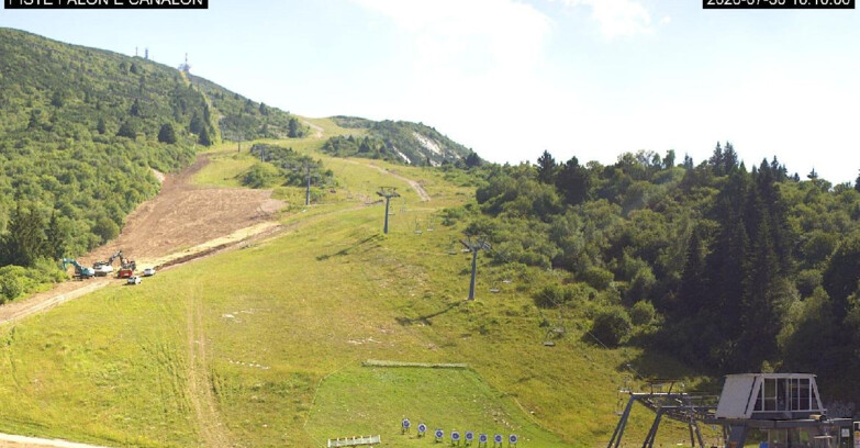 Webcam Monte Bondone - Bondone Palon e Canalon