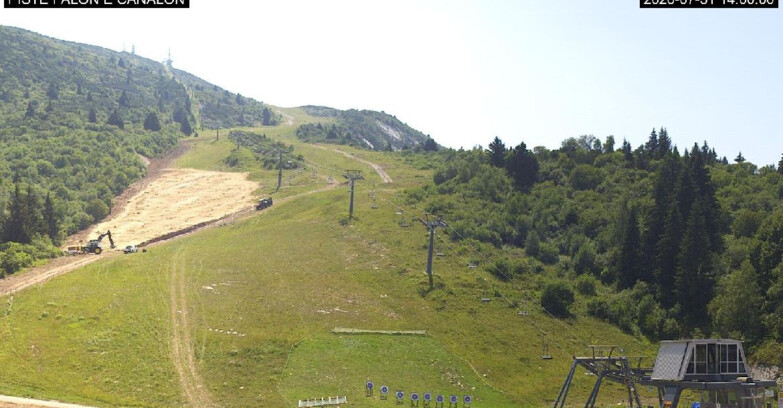 Webcam Monte Bondone - Bondone Palon e Canalon