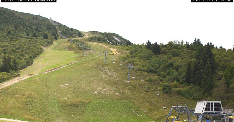 Webcam Monte Bondone - Bondone Palon e Canalon
