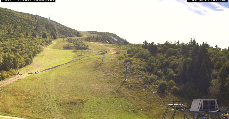 Webcam Monte Bondone - Bondone Palon e Canalon
