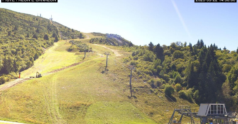 Webcam Monte Bondone - Bondone Palon e Canalon