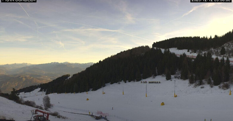 Webcam Monte Bondone - Pista Cordela 