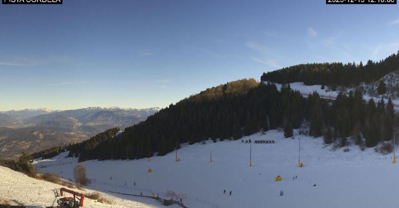 Webcam Монте-Бондоне  - Slope Cordela and snowpark