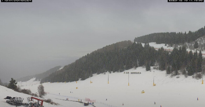 Webcam Monte Bondone - Slope Cordela and snowpark