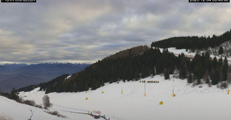 Webcam Monte Bondone - Slope Cordela and snowpark