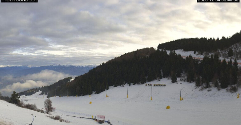 Webcam Monte Bondone - Slope Cordela and snowpark