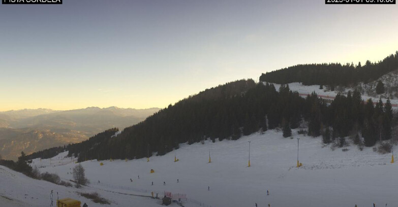 Webcam Monte Bondone - Cordela Piste und Snowpark