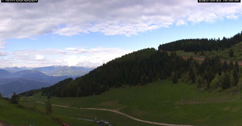 Webcam Monte Bondone - Slope Cordela and snowpark