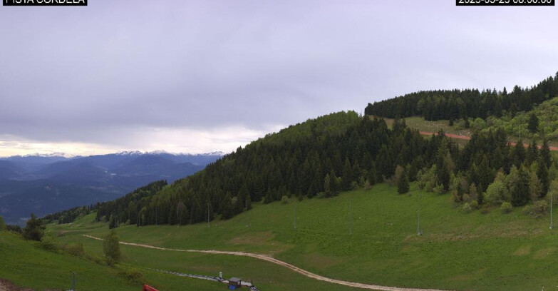 Webcam Monte Bondone - Slope Cordela and snowpark