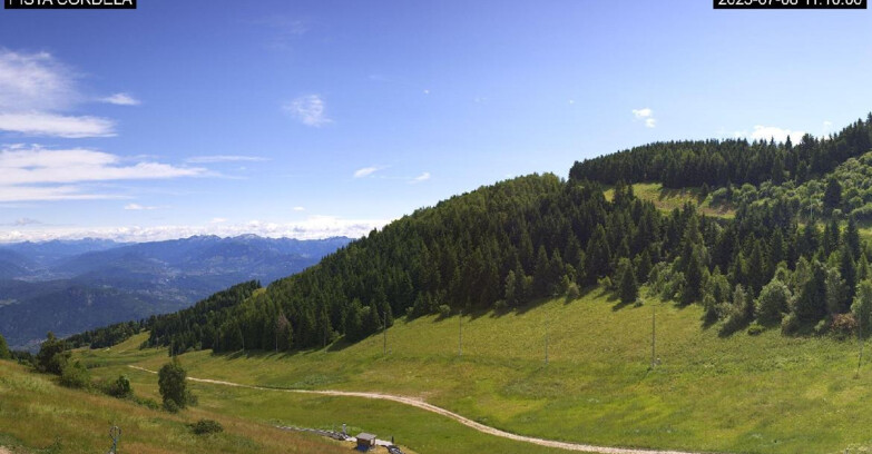 Webcam Monte Bondone - Slope Cordela and snowpark