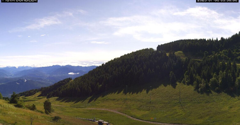 Webcam Monte Bondone - Slope Cordela and snowpark