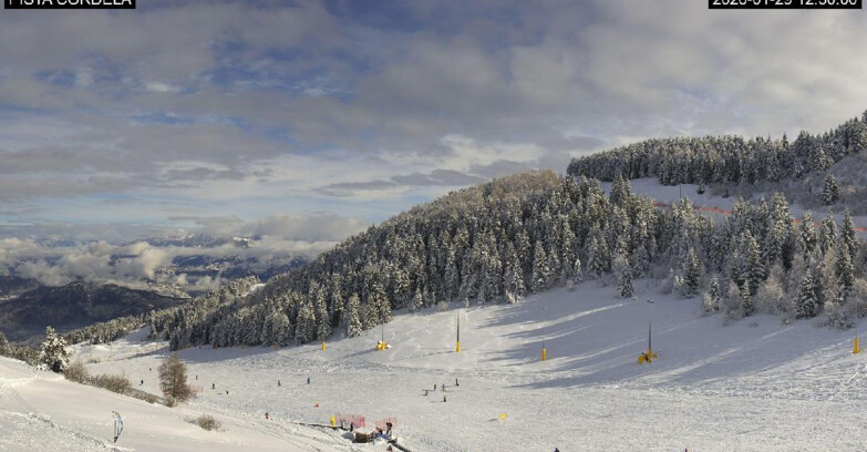 Webcam Monte Bondone - Slope Cordela and snowpark