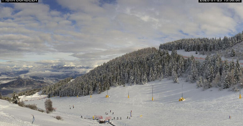 Webcam Monte Bondone - Slope Cordela and snowpark