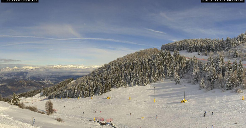 Webcam Monte Bondone - Slope Cordela and snowpark