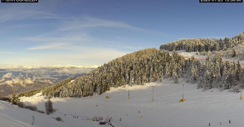 Webcam Monte Bondone - Slope Cordela and snowpark