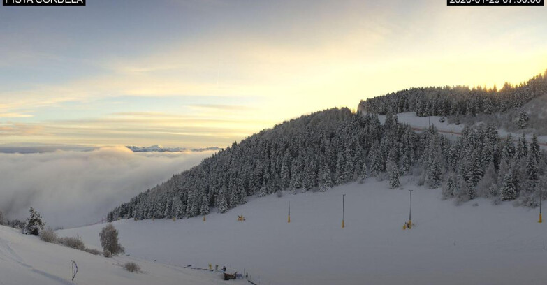 Webcam Monte Bondone - Slope Cordela and snowpark