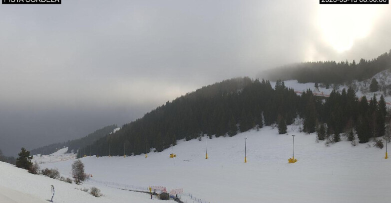 Webcam Monte Bondone - Pista Cordela 