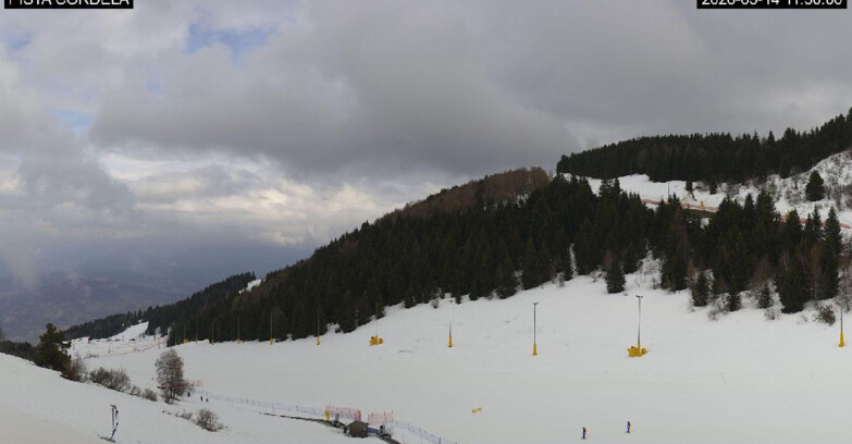 Webcam Monte Bondone - Slope Cordela and snowpark