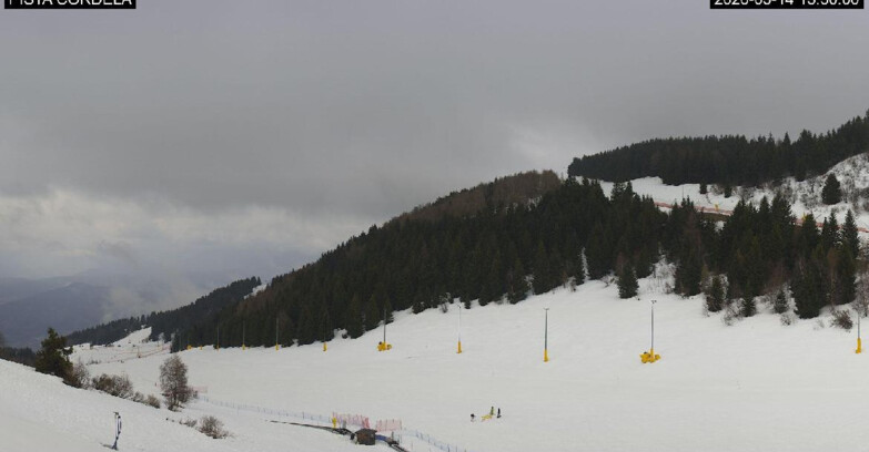 Webcam Monte Bondone - Slope Cordela and snowpark
