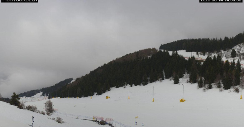 Webcam Monte Bondone - Slope Cordela and snowpark