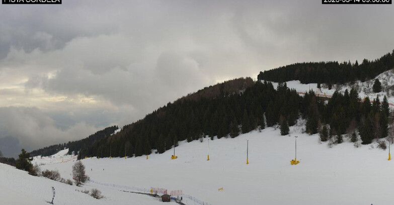 Webcam Monte Bondone - Slope Cordela and snowpark