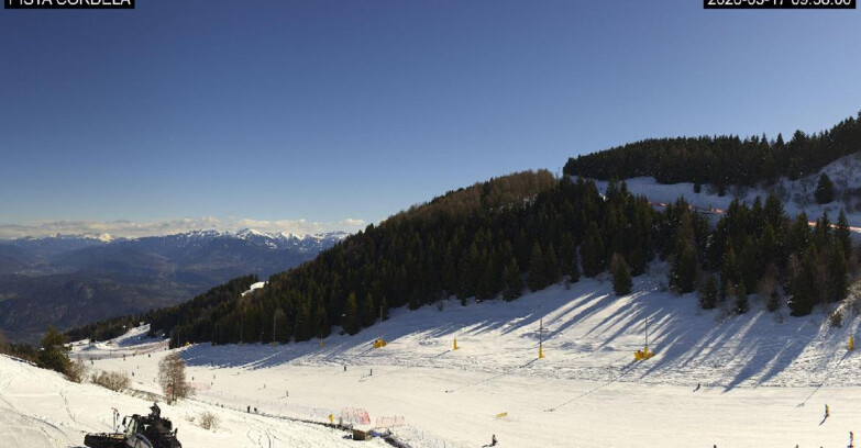 Webcam Monte Bondone - Slope Cordela and snowpark