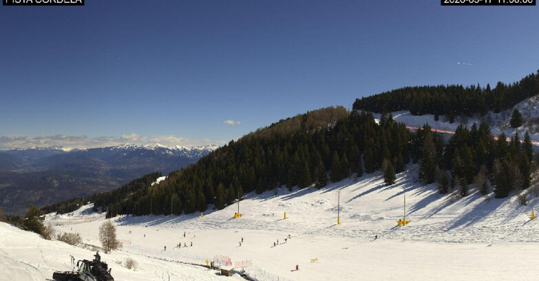 Webcam Monte Bondone - Cordela Piste und Snowpark
