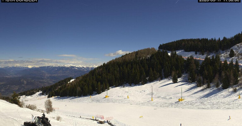 Webcam Monte Bondone - Cordela Piste und Snowpark