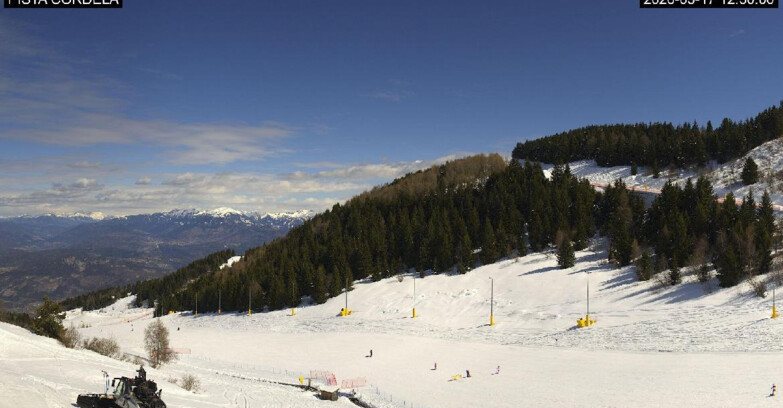 Webcam Monte Bondone - Cordela Piste und Snowpark