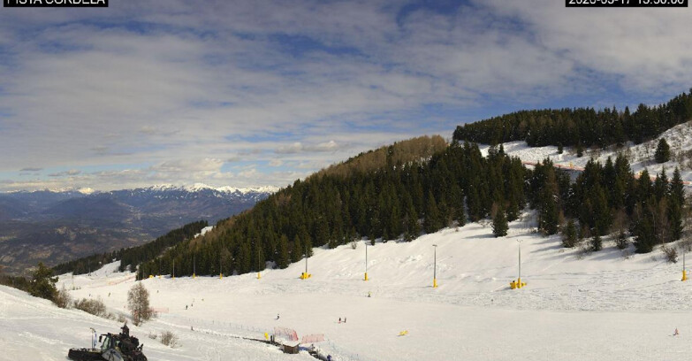 Webcam Monte Bondone - Slope Cordela and snowpark